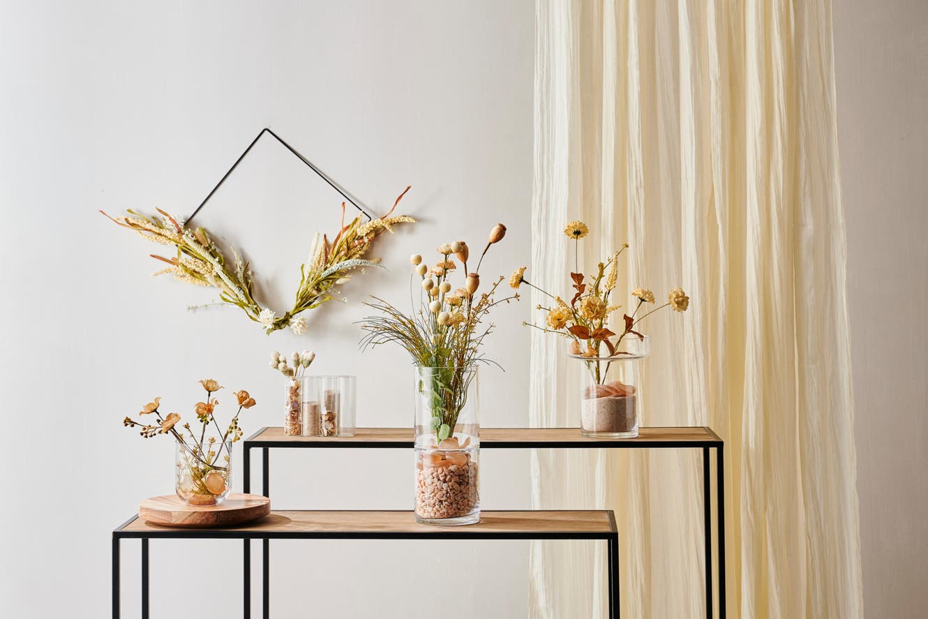 Trockenblumen in deinem Interieur