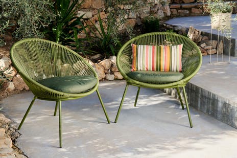 Cadeiras de jardim em plástico CASA