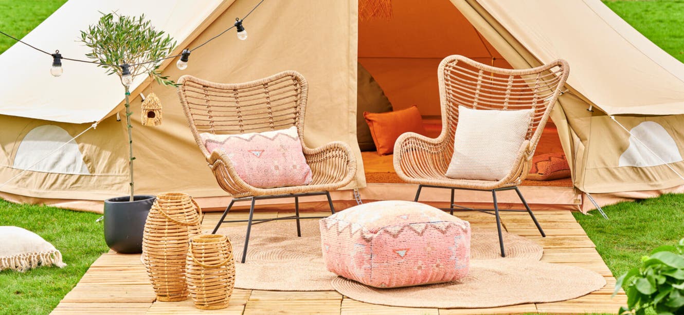 Faire du camping devient glamping
