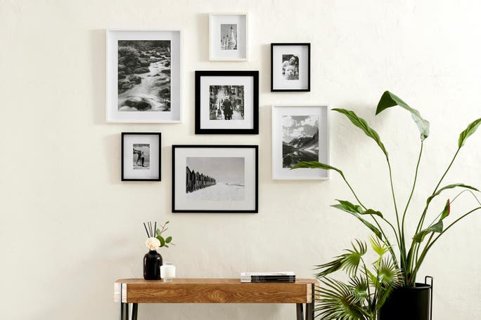 6 ideas para crear una divertida pared de fotos