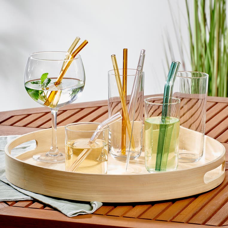 Pailles en verre réutilisables durables paille à cocktail -  France