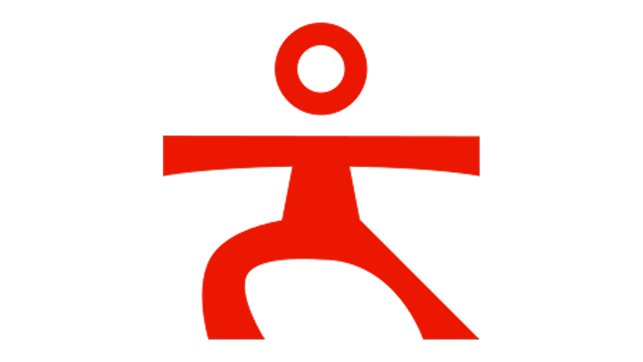 Solid red icon of a stylised human figure in a wide-legged, arms-extended dynamic pose. Represents the flexibility of treatment administration — options include self-injection at home or infusion at a clinic.