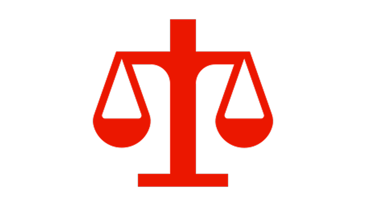 Solid red icon of a balance scale with a vertical post and two equal pans. Represents the benefit of longer stretches of stability with fewer flare-ups disrupting daily plans.