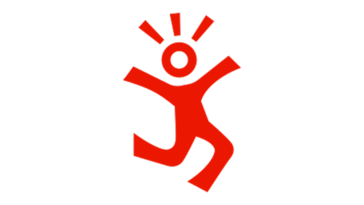 Solid red icon of a human figure jumping with arms and legs spread wide, conveying energy and celebration. Represents the life aspiration and personal confidence that comes with achieving long-term remission.