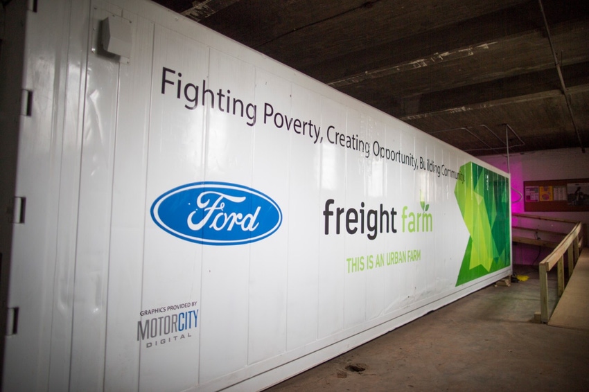 Ford Fund, Cass Community Social Services unveil freight farm