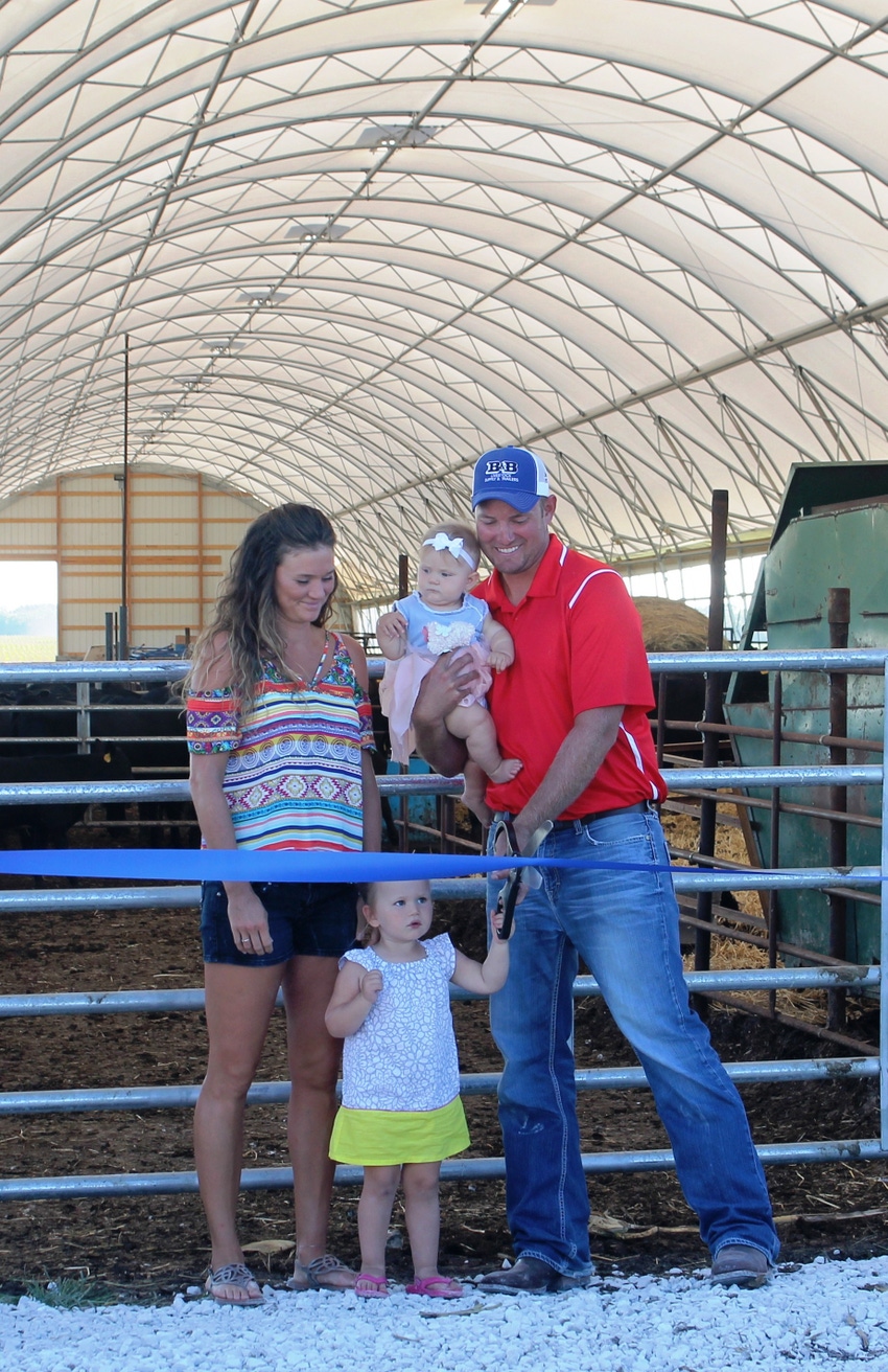 Beef hoop barn benefits first-generation farmer