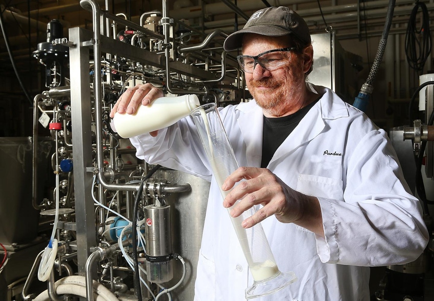 Rapid, low-temperature process adds weeks to milk's shelf life