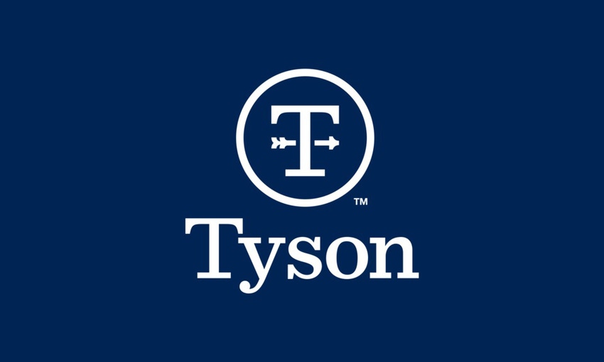 Tyson Foods blue logo horizontal
