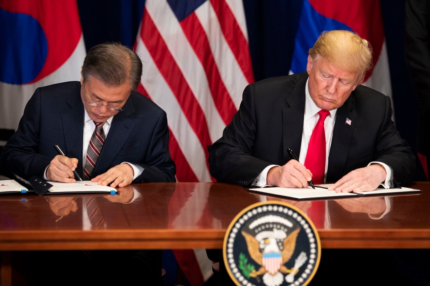 U.S., South Korea make revised KORUS deal official