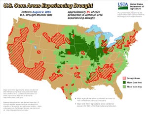 U.S. drought coverage nearly doubles since spring