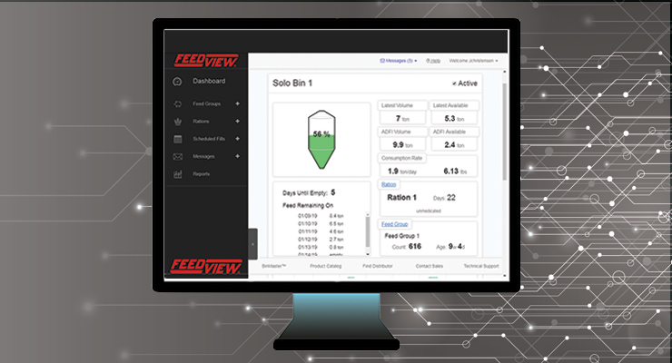 Sensors and software to simplify feed inventory