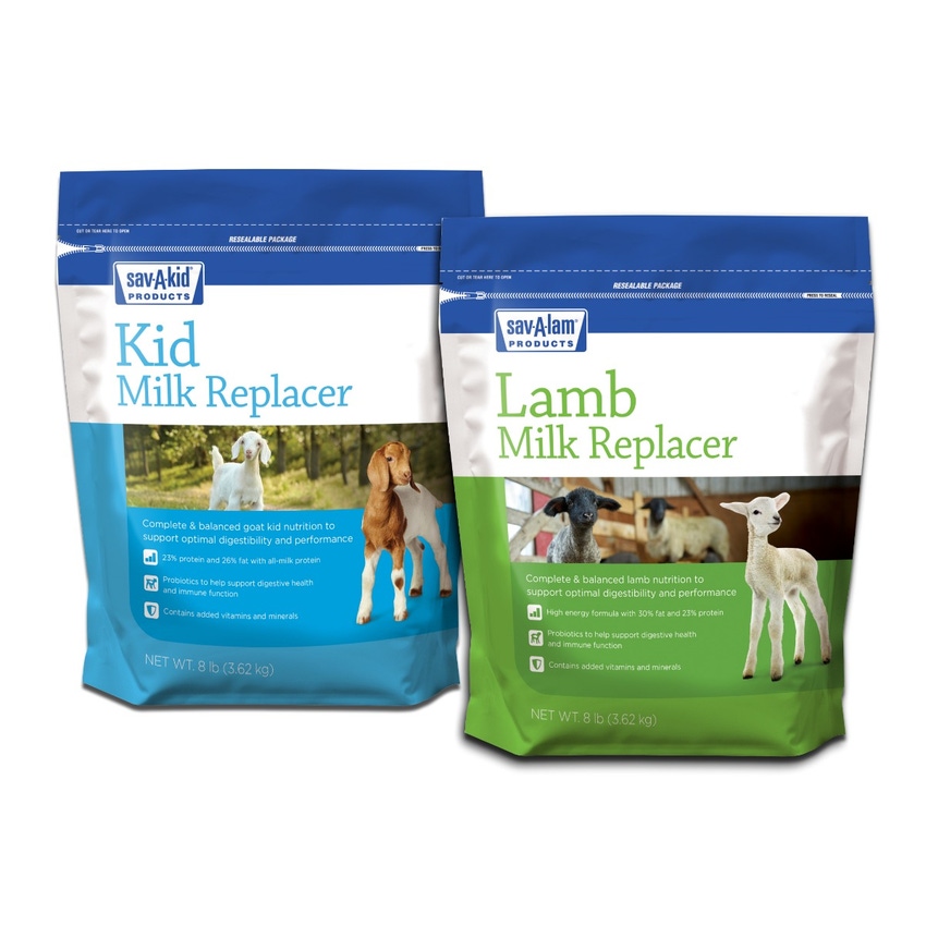 Reformulated Sav-A-Kid, Sav-A-Lam milk replacers introduced