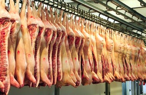 Red meat supplies higher at end of January