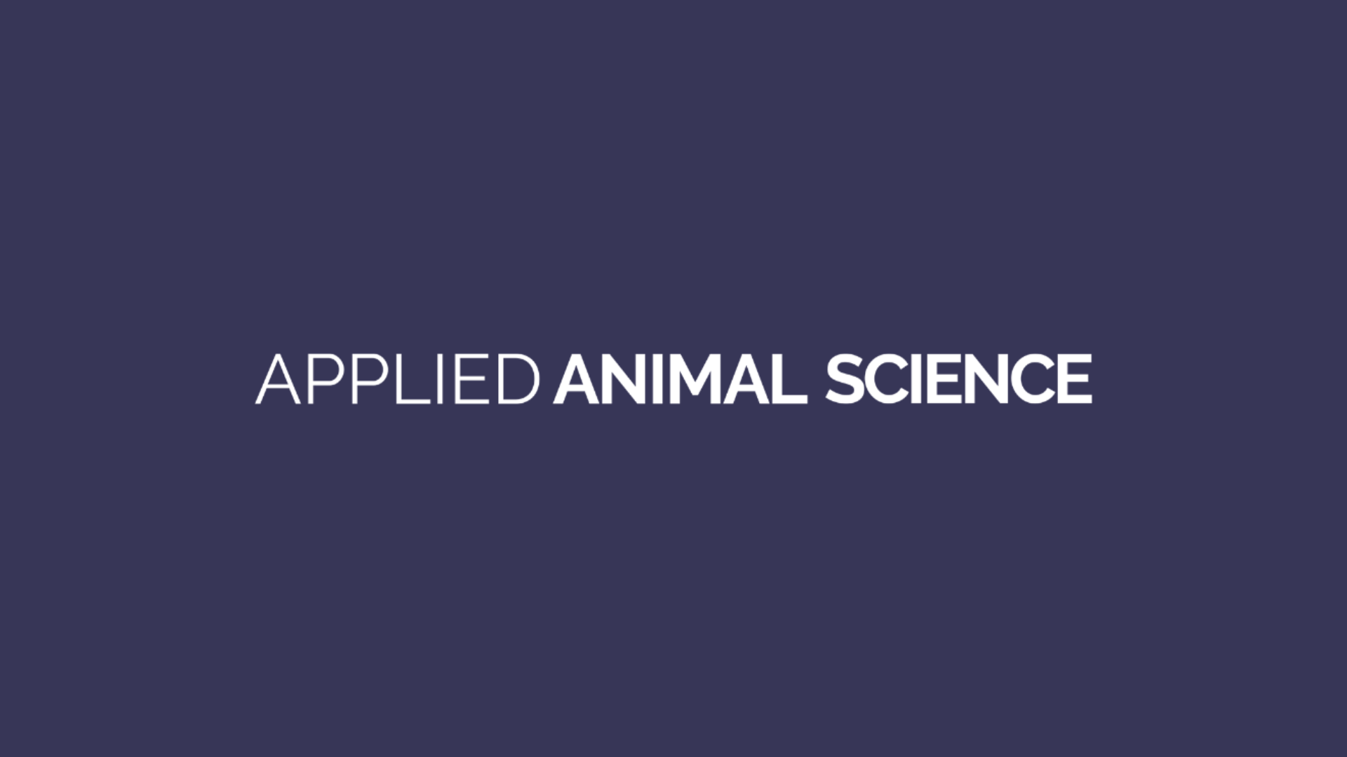 Applied Animal Science transitions archives to fully gold open access - Vimarsana News