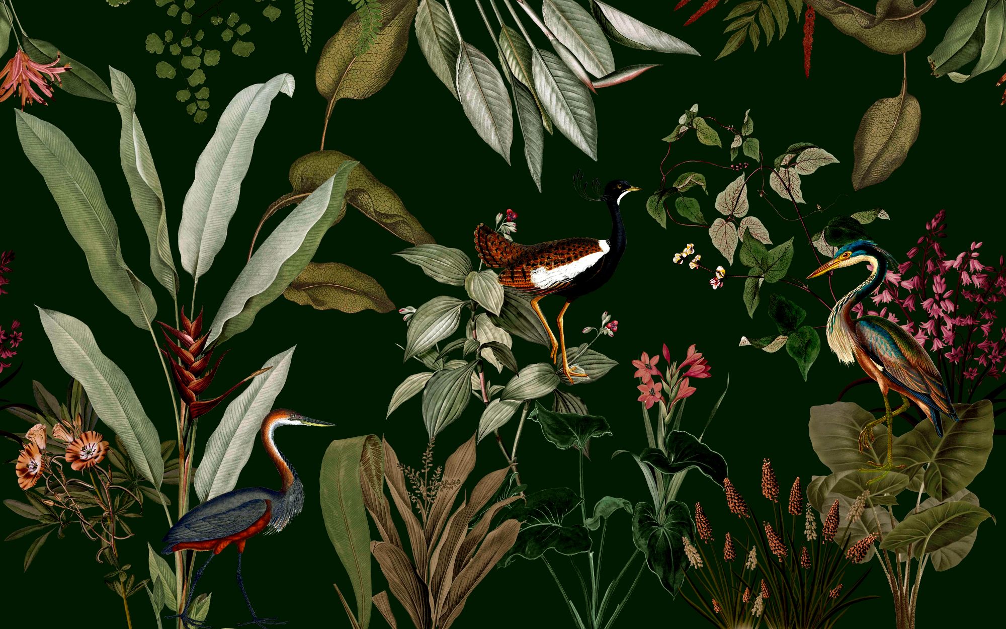 Glasshouse Forest full mural design