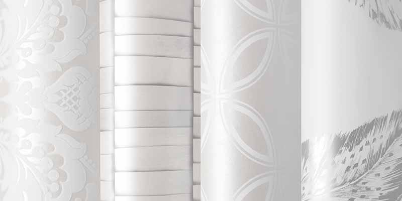 white wallpaper