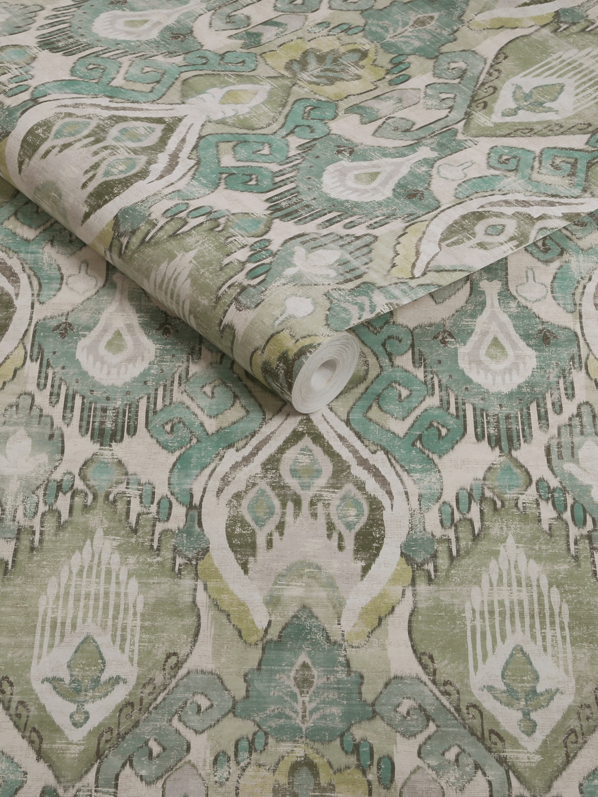 Daraee Tapestry Grün Tapetenrolle Schuss