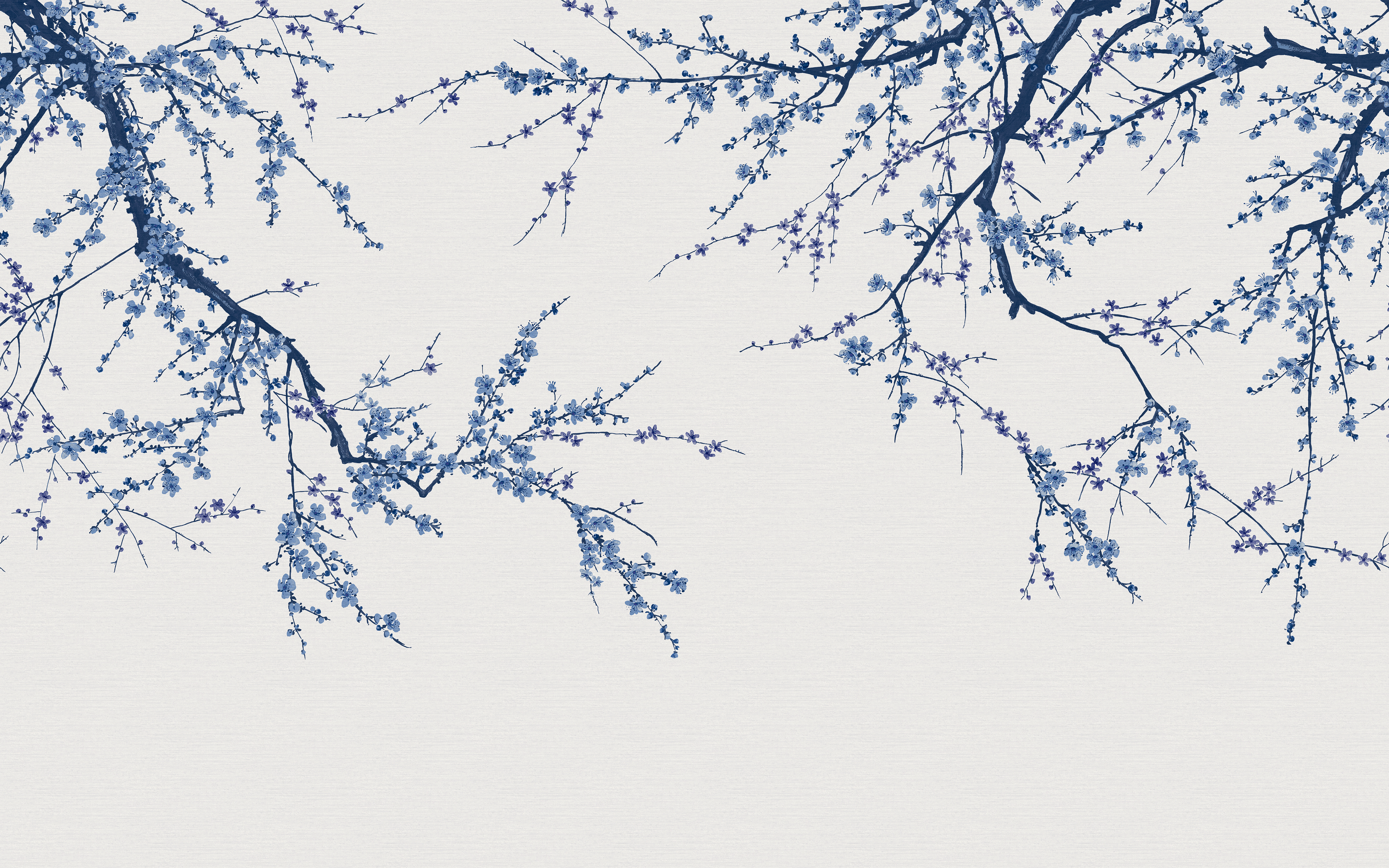 Floraal op maat fotobehang ontwerp detail