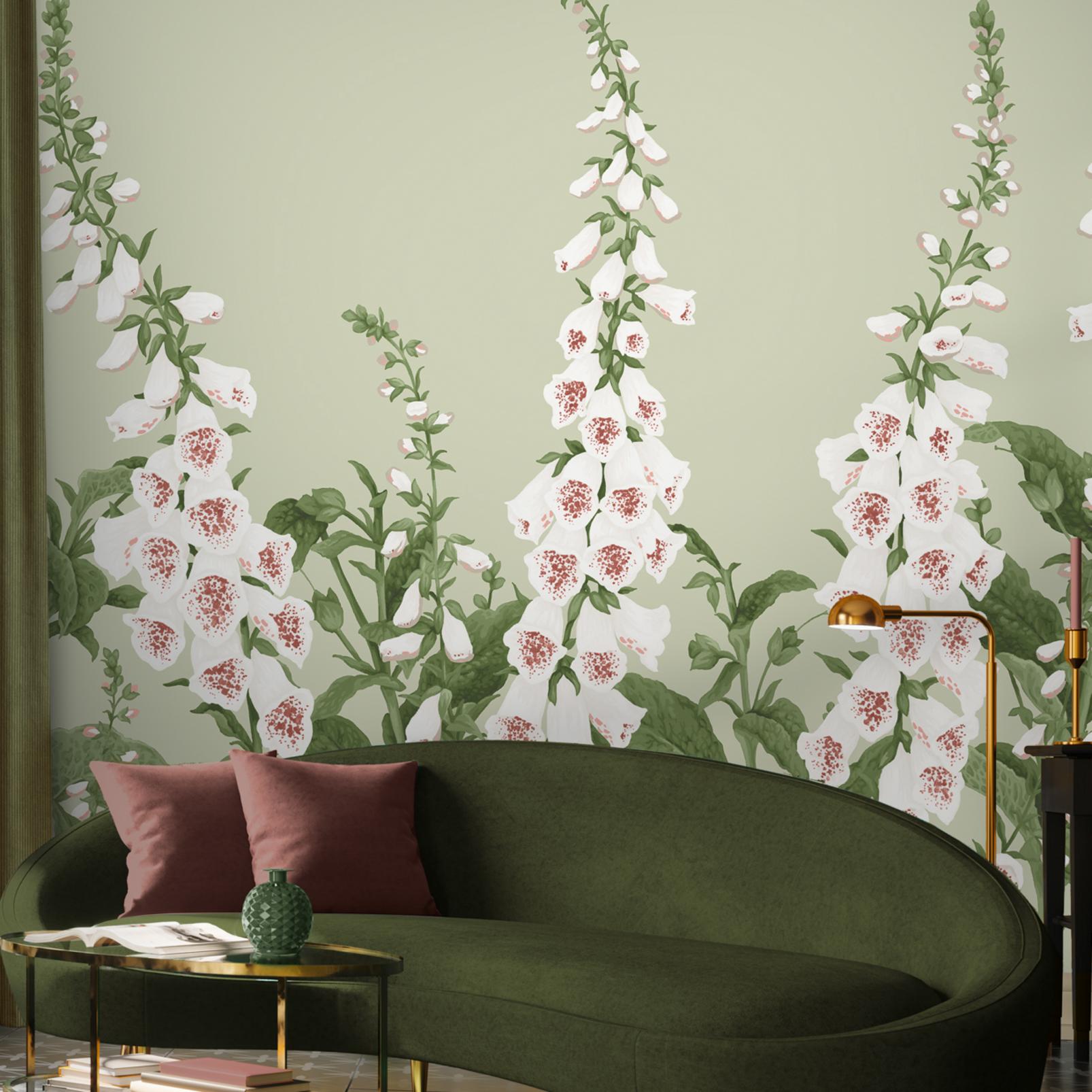 Foxglove Sage Bespoke Mural