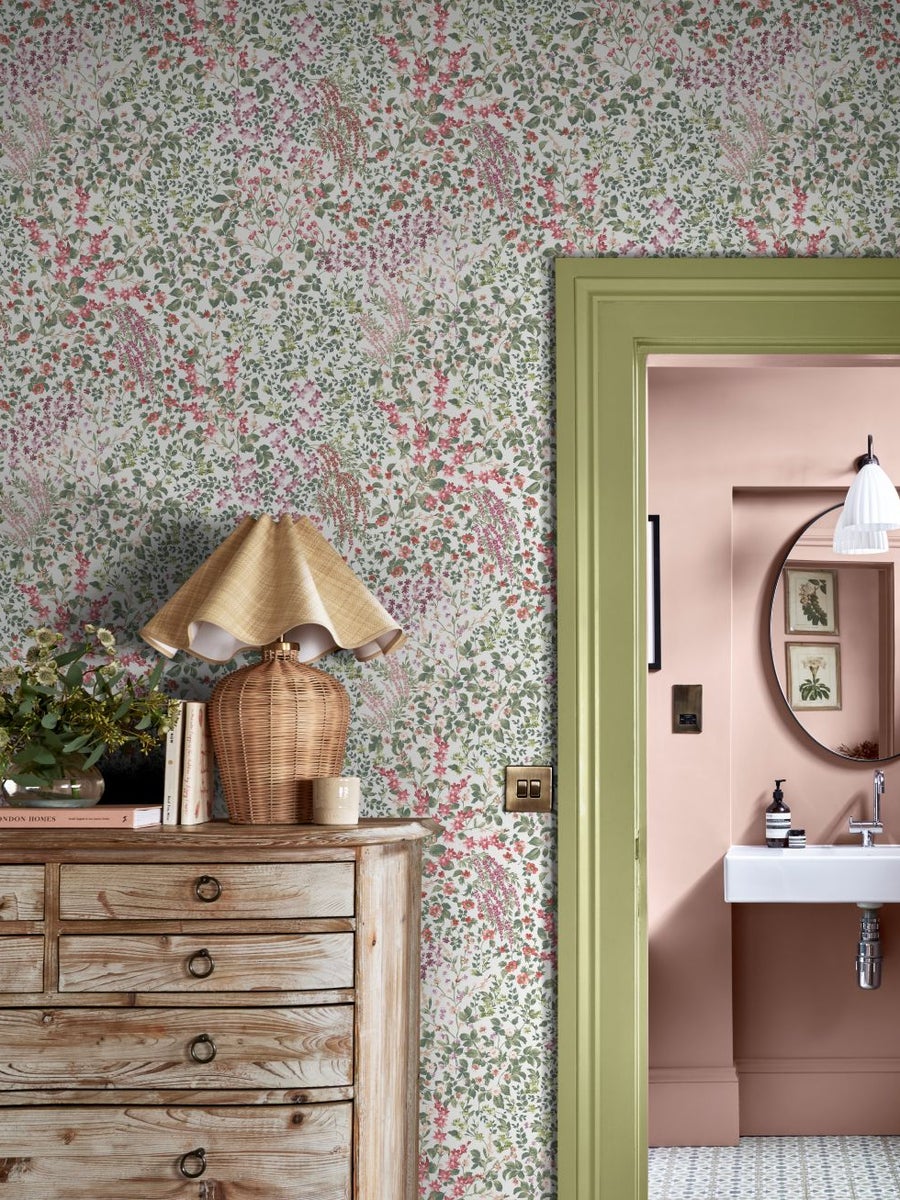 Florale Tapete Raumset Bild