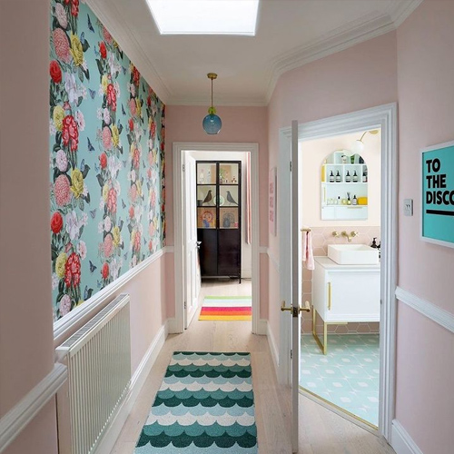 hallway wallpaper