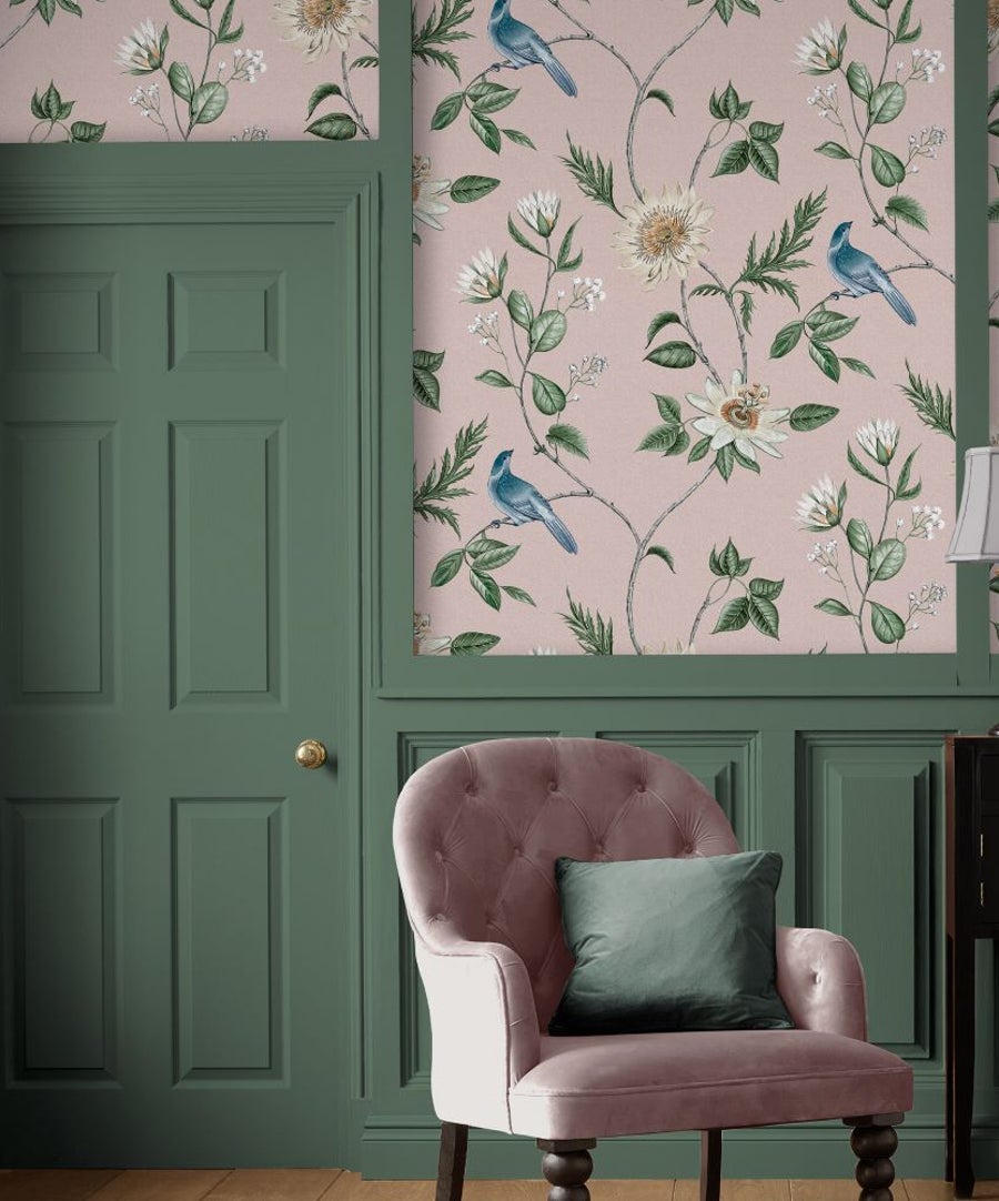 Papier peint Nuit Blush dans le salon