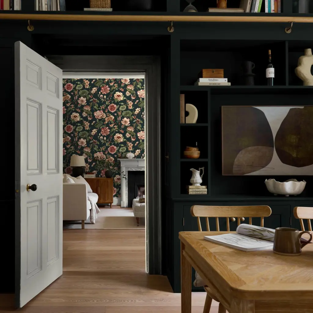 kitchen roomset with kelp Earth resistance paint
