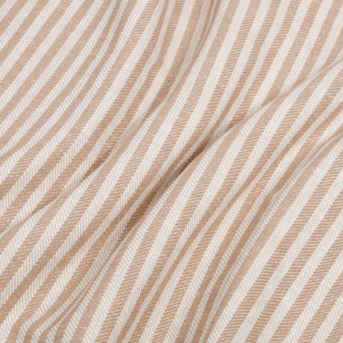Elara Stripe Dusky Pink fabric scrunch