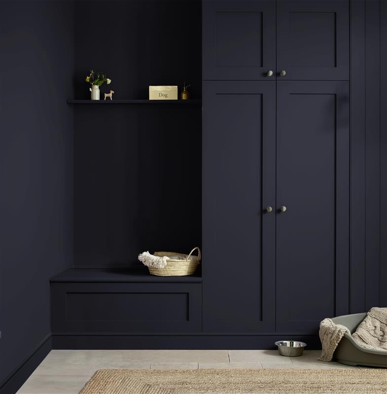 Terrazzo boot room paint