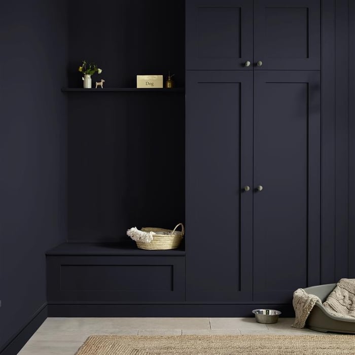 Terrazzo boot room paint