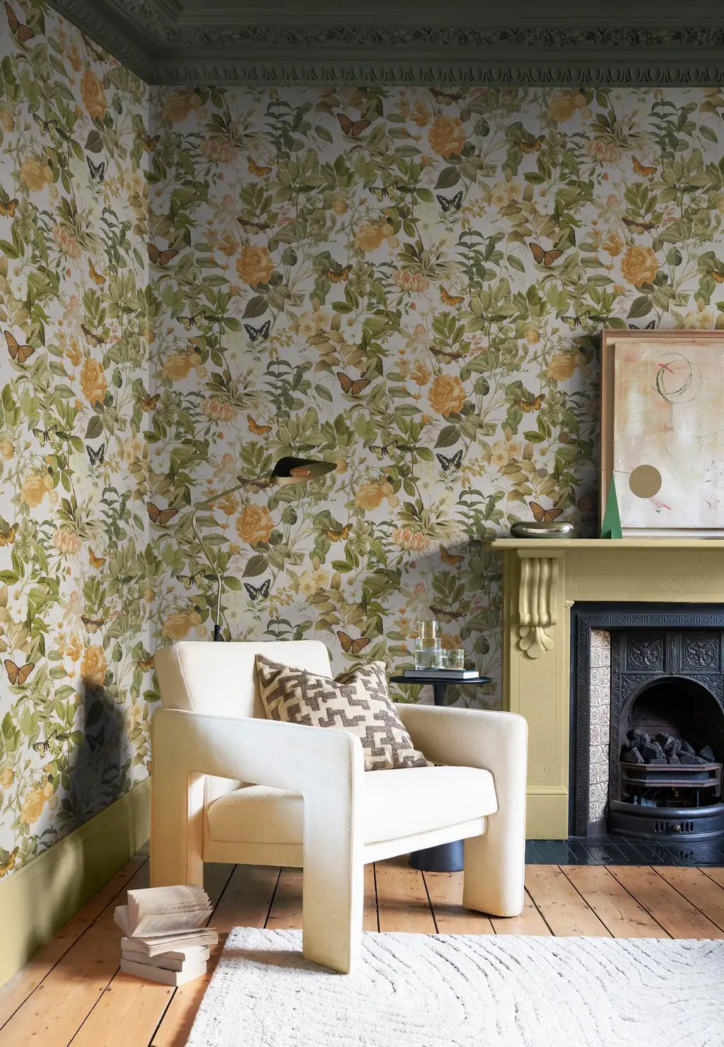 Bodnant Garden Creme Brulee Wallpaper