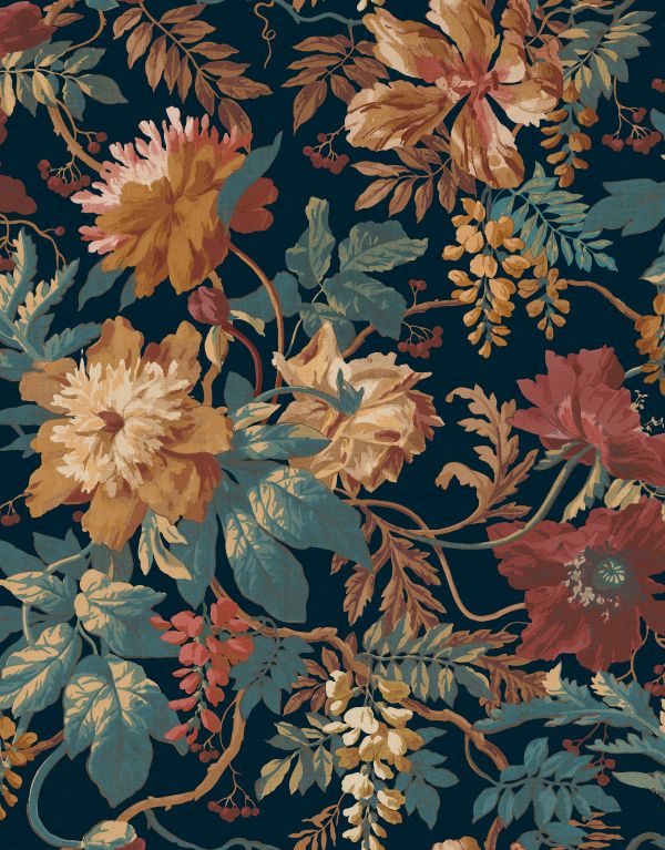 Florenzia Dusk Wallpaper design detail