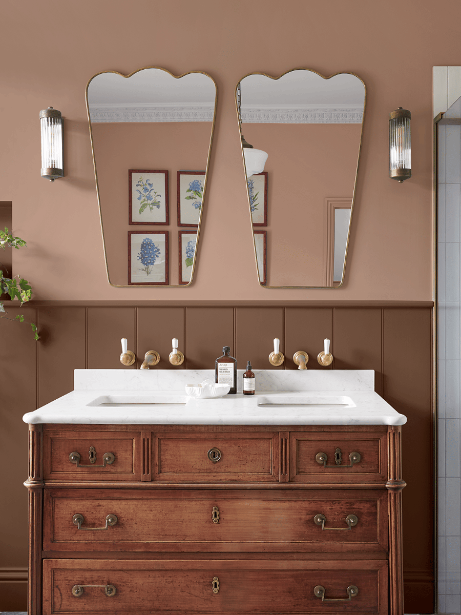 Hot mocha paint roomset