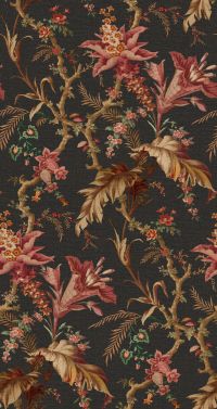 Arbour Press wallpaper design detail in a an earthy colourway