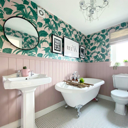 bathroom wallpaper