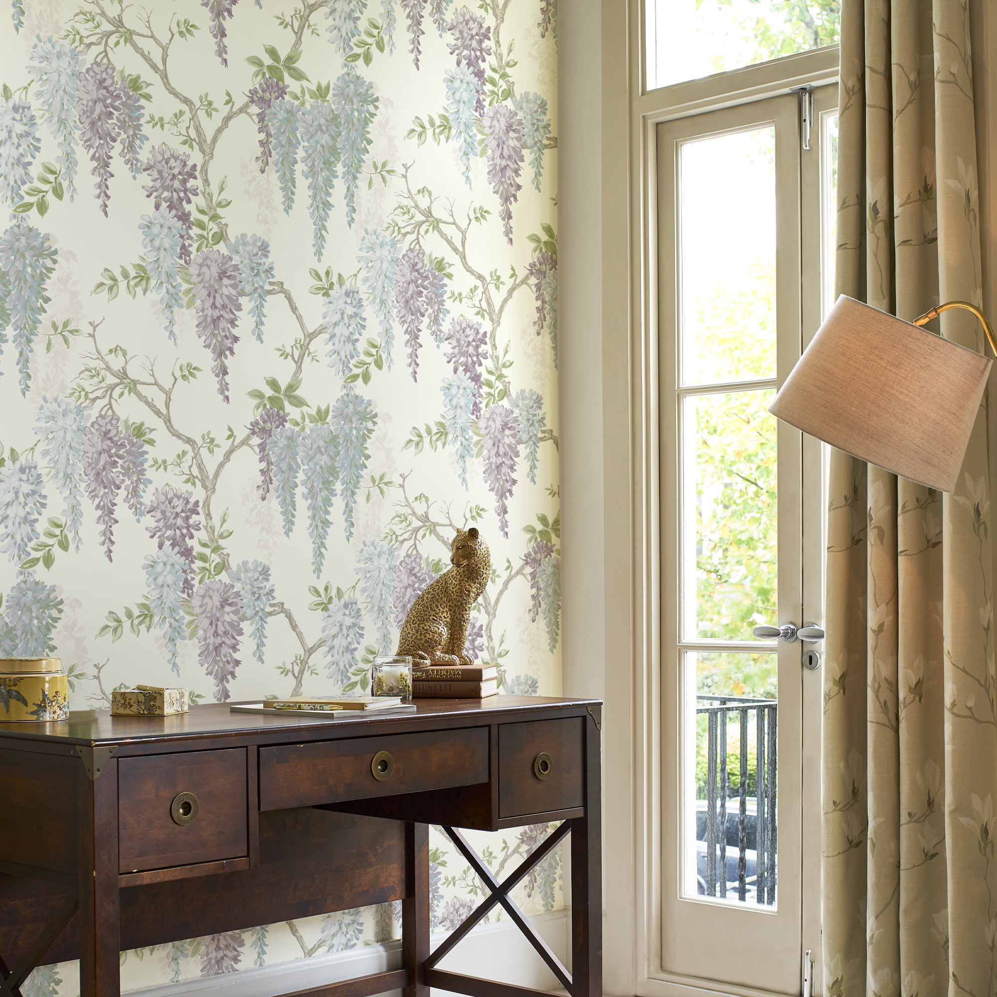 Laura Ashley Wisteria Garden Pale Iris roomset