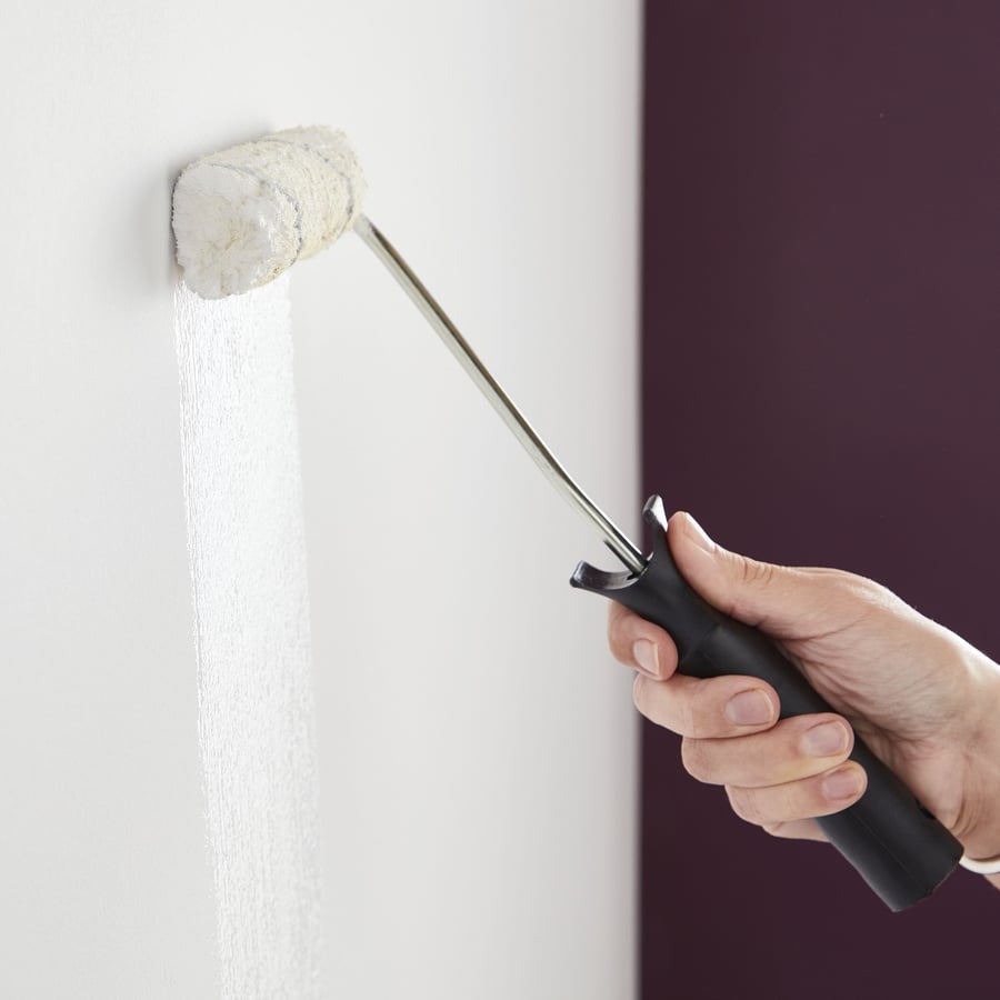 Graham & Brown Epoch Paint being applied to a newly plastered wall