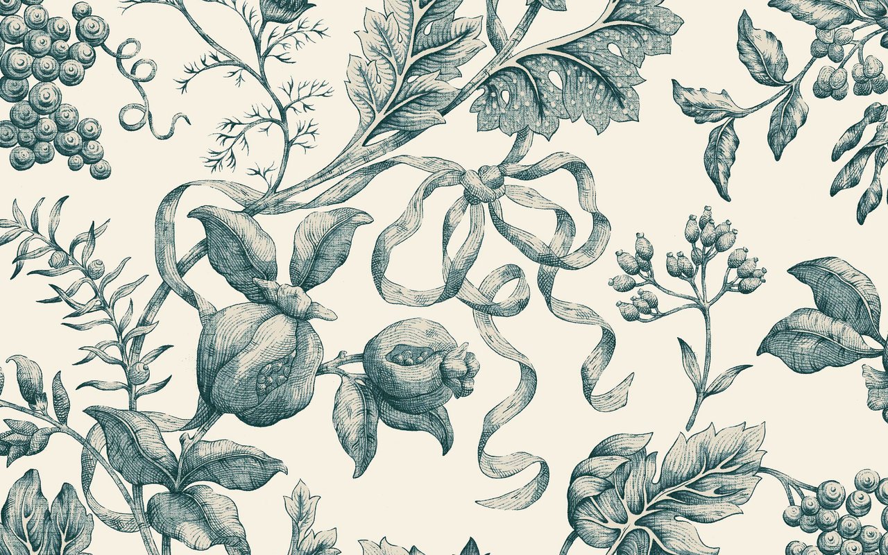 Detail des Tapetendesigns der Roman Marine