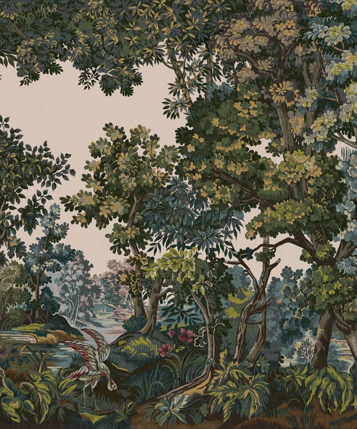 Bodenham Heritage Green Bespoke Mural tile image