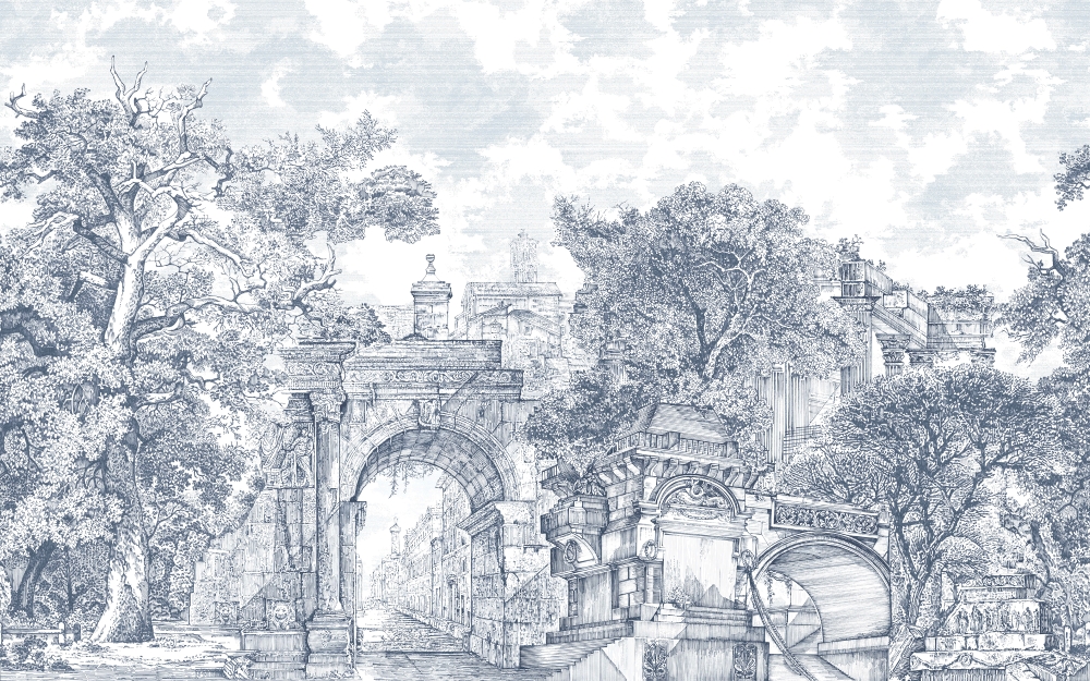 Rivington Folly Firework custom mural design detail