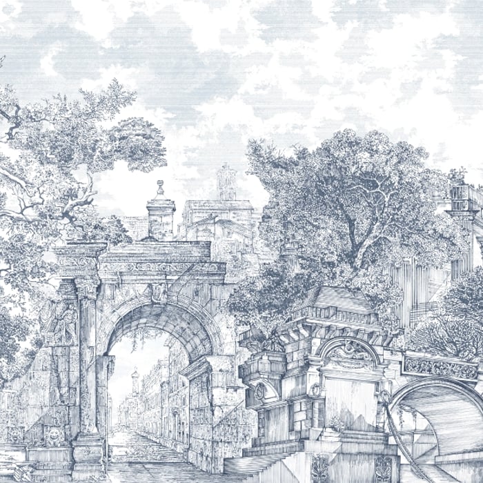 Rivington Folly Firework custom mural design detail