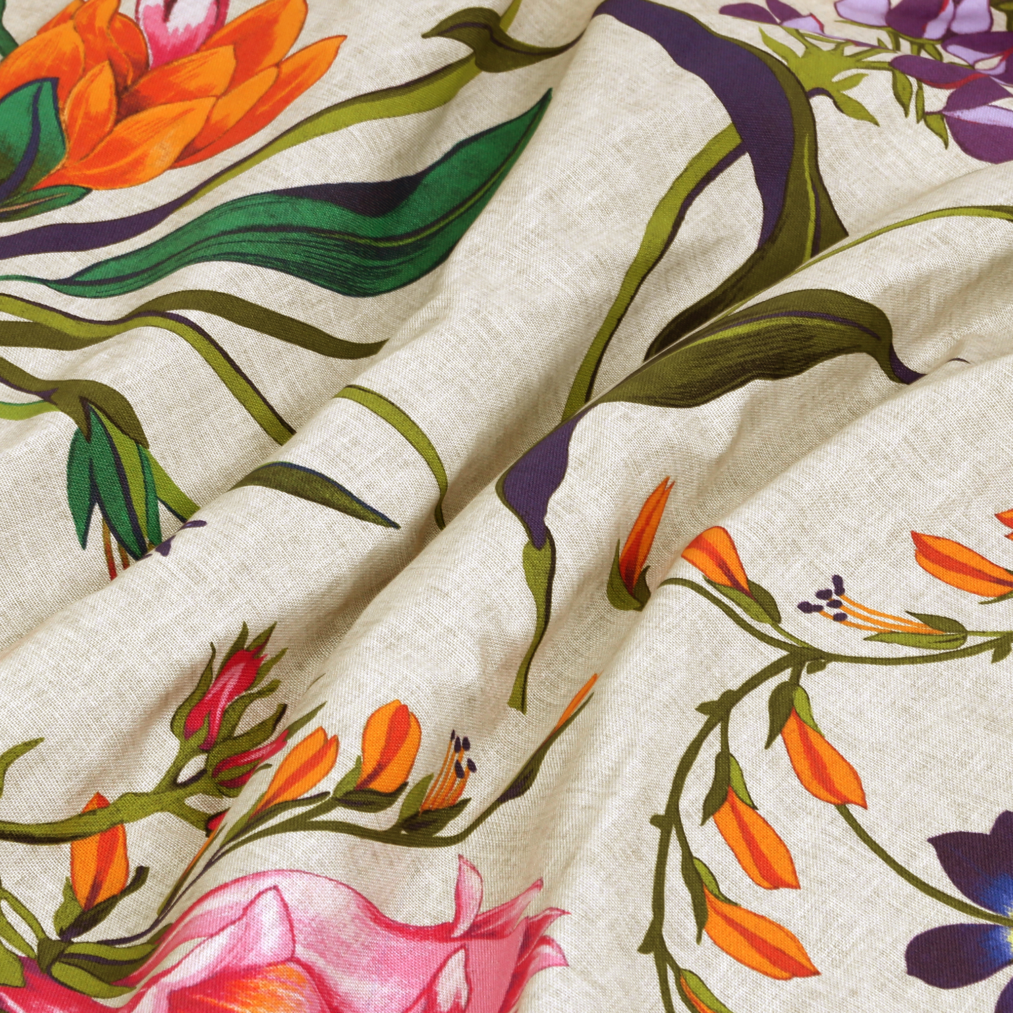 Botanist Scroll Vivant fabric scrunch