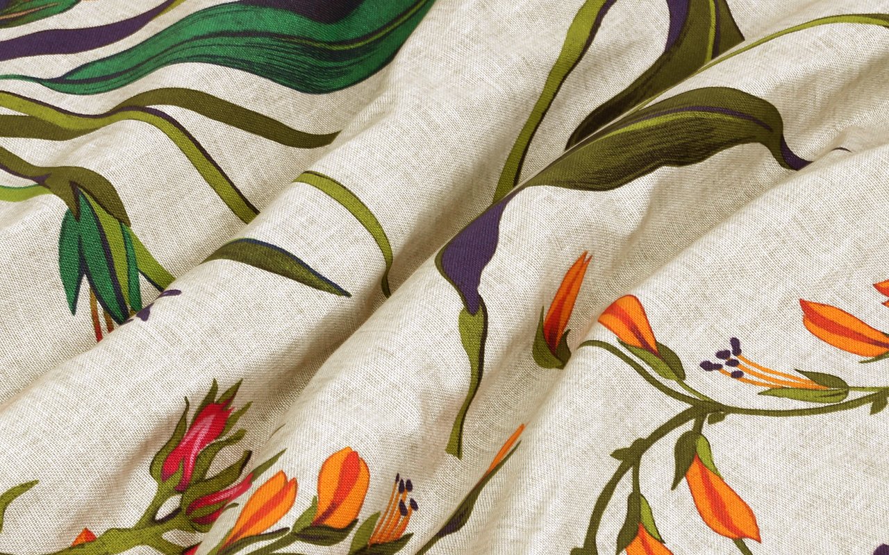 Botanist Scroll Vivant fabric scrunch