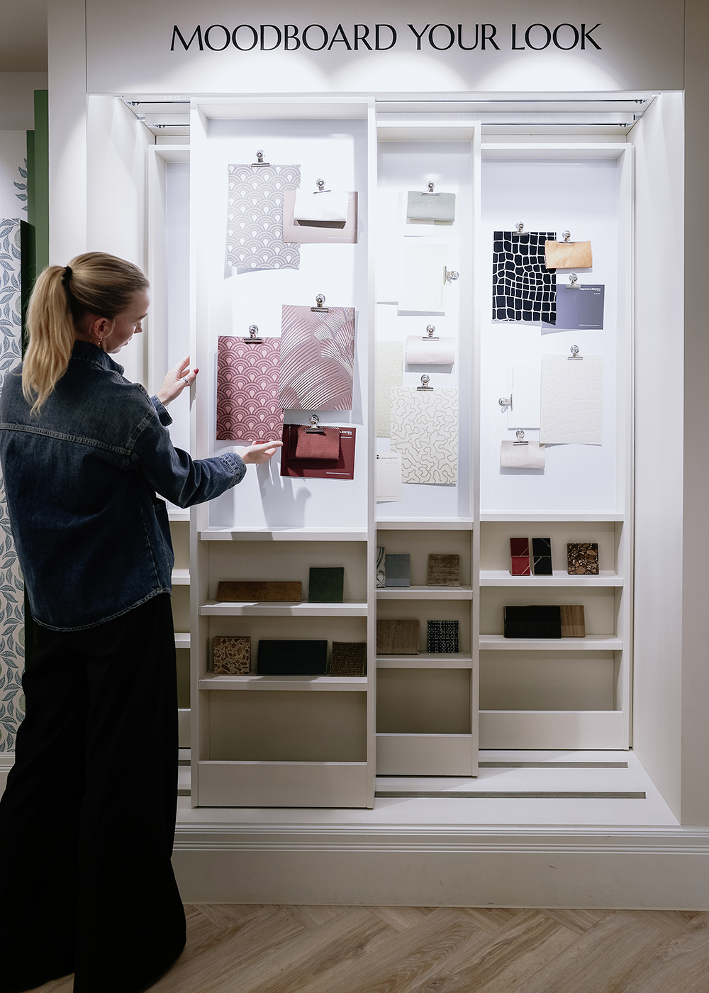 Moodboarding at Graham & Brown's King's Road Showroom