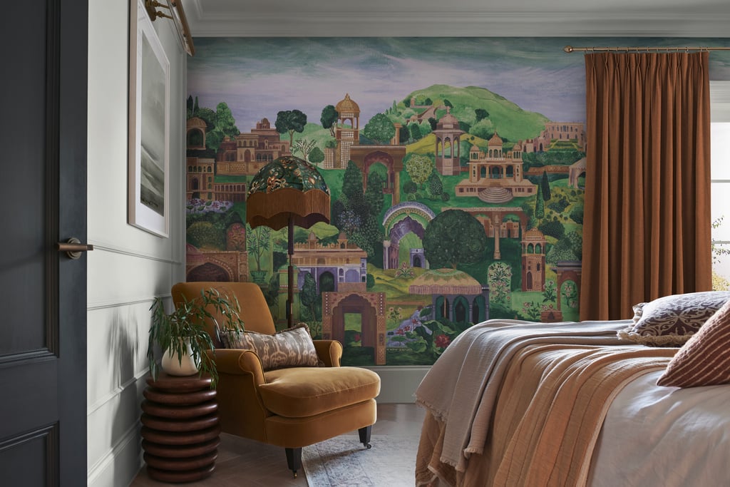 The Lost City Bespoke mural in a bedroom setting