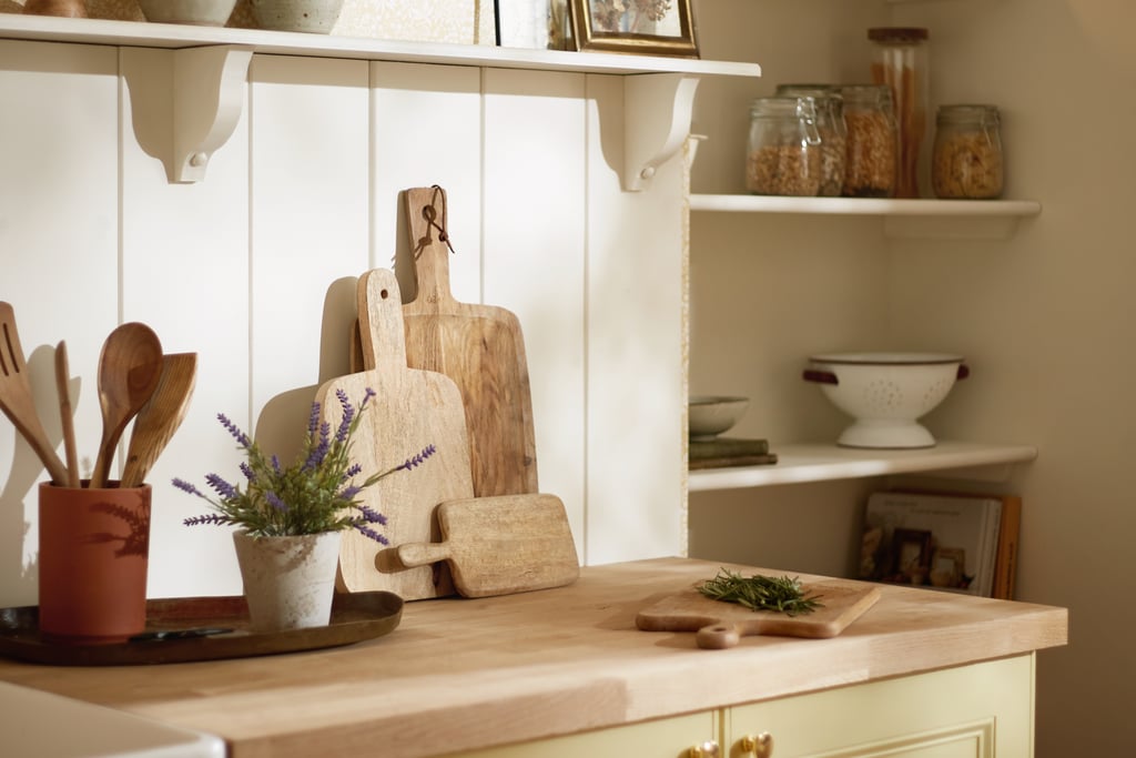 Creme Brulee paint on kitchen cabinetry
