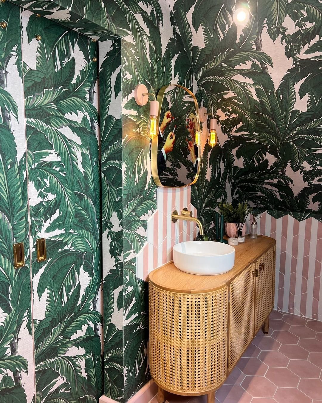 HOW I TRANSFORMED OUR BATHROOM WITH WALLPAPER — HOUSE LUST