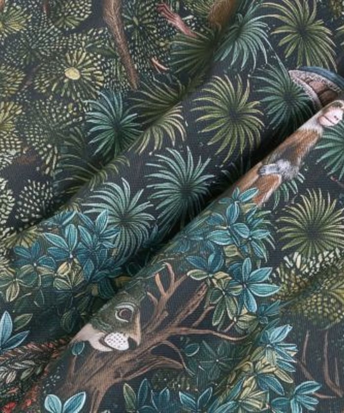 Treetop Troop Green Fabric Scrunch