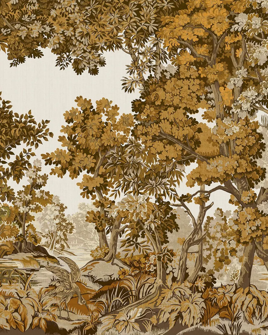 Bodenham Autumn Wall Mural Design