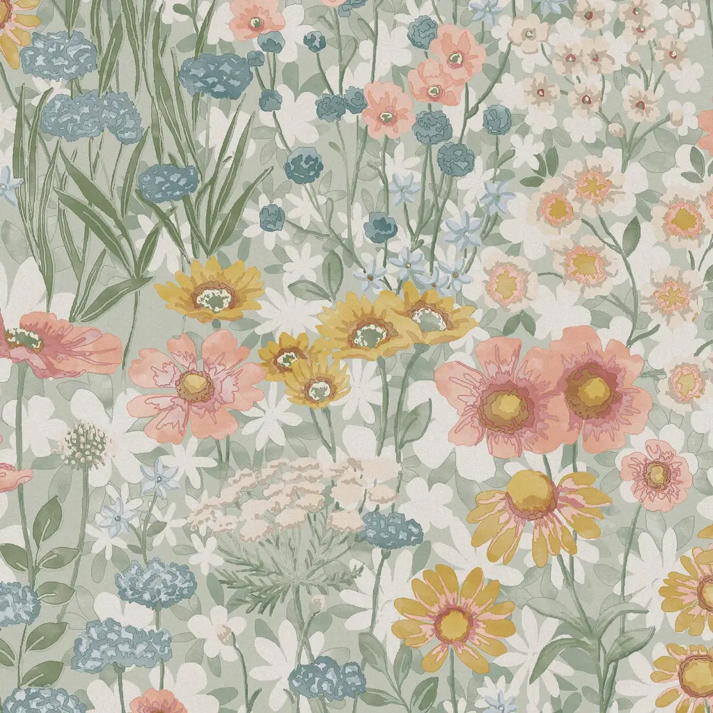 swatch of wallflower day wallpaper